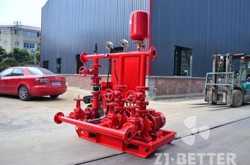 Types of fire pump system