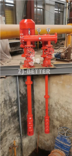 EJ vertical turbine fire pump package