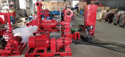 30HP EJ fire pump product process