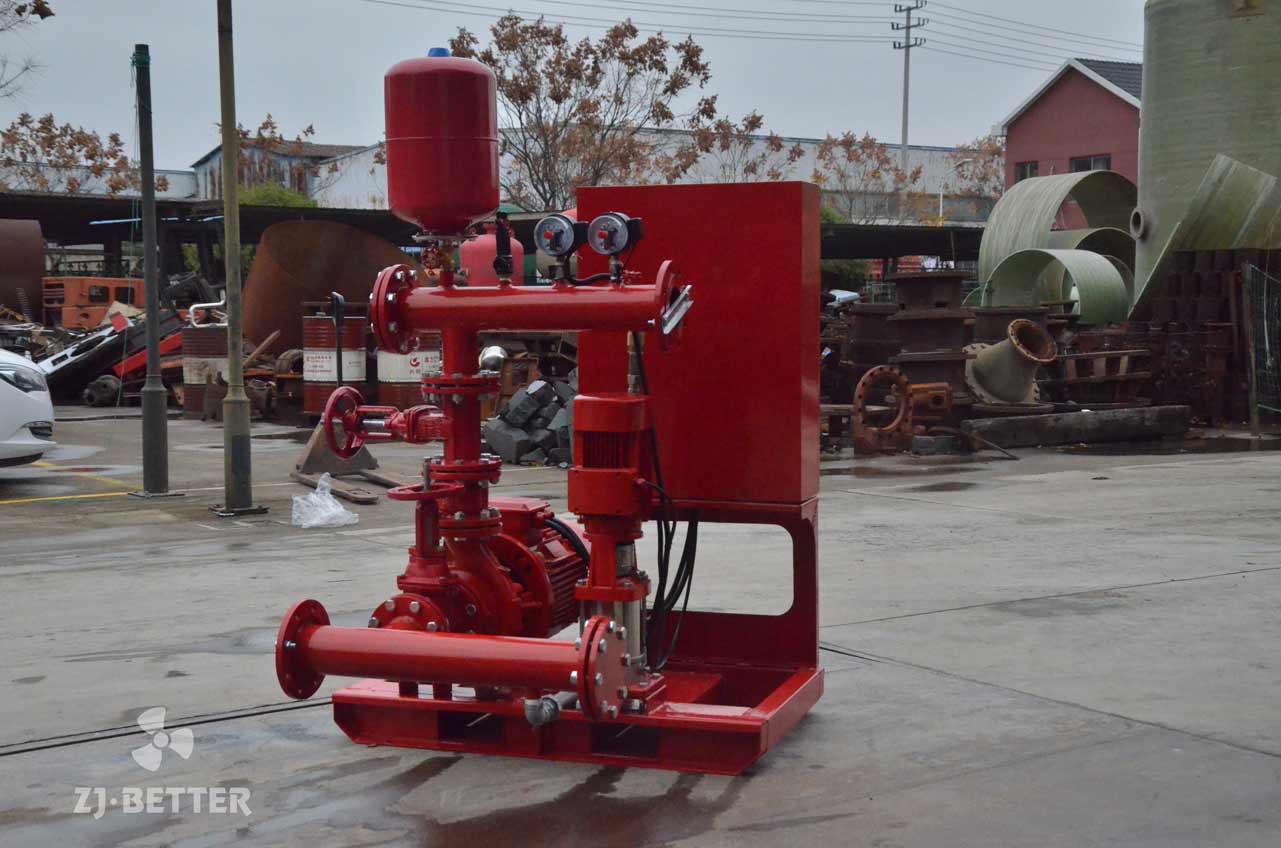 Small flow fire pump set