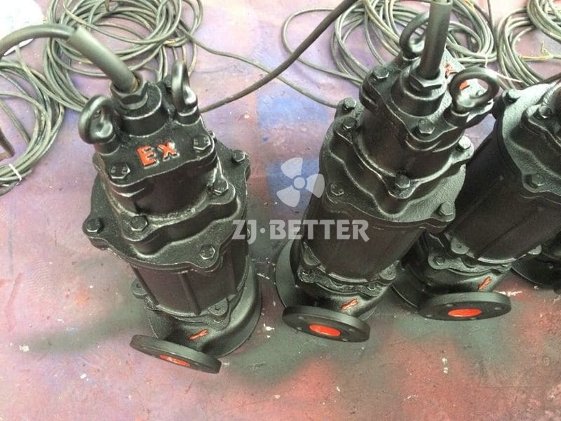 Conditions of using explosion-proof submersible sewage pump