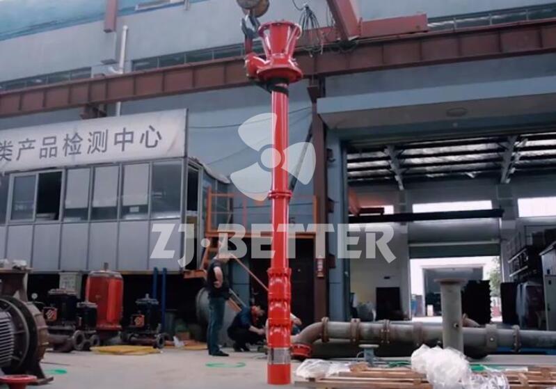 Electric vertical turbine pump test