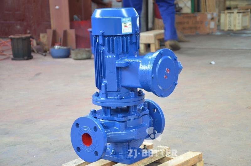 ISWB50-160(I)B Explosion-proof Vertical Pipeline Centrifugal Pump