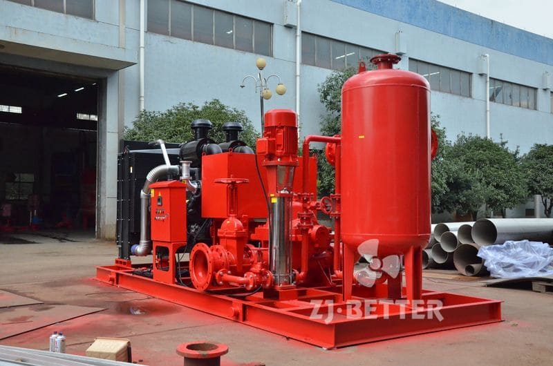 Large Flow DJ Fire Pump Set