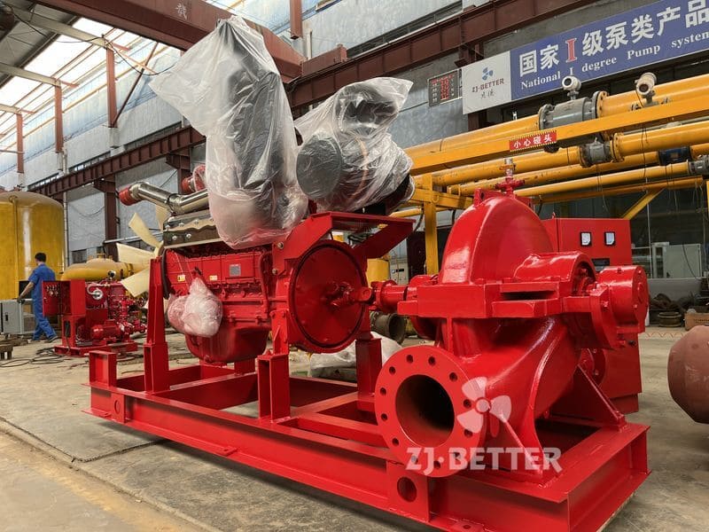 Large Flow Diesel OTS Fire Pump