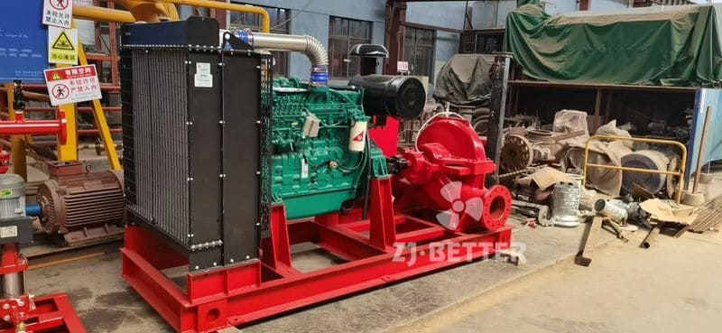 Large Flow Diesel Fire Pump