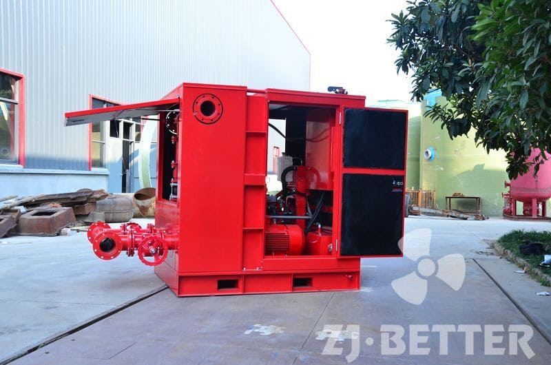 Outdoor EDJ fire pump set