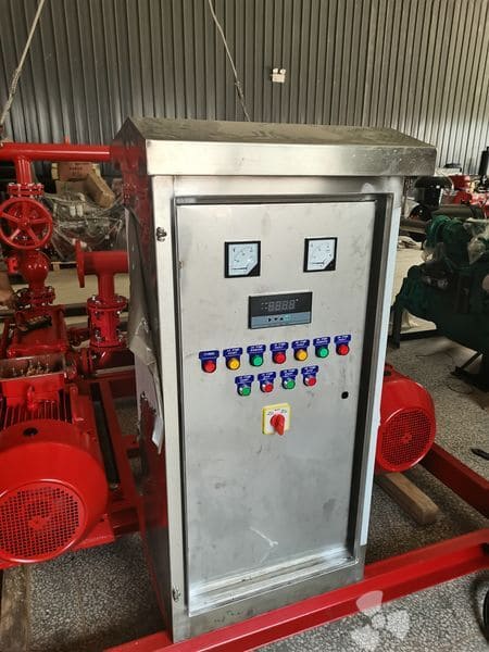 Outdoor controller for fire pump set