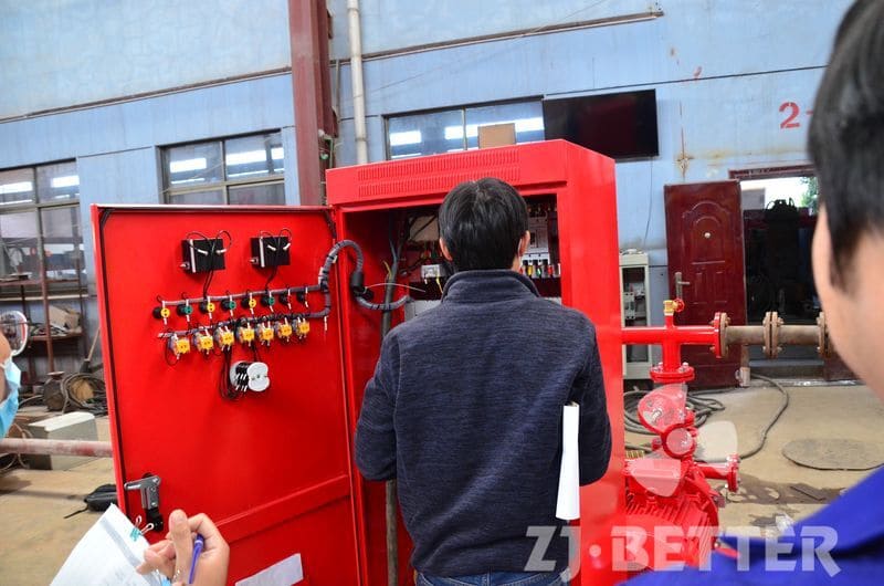 SGS Inspection of fire pump set 250gpm