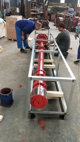 Vertical turbine pump pacakge process