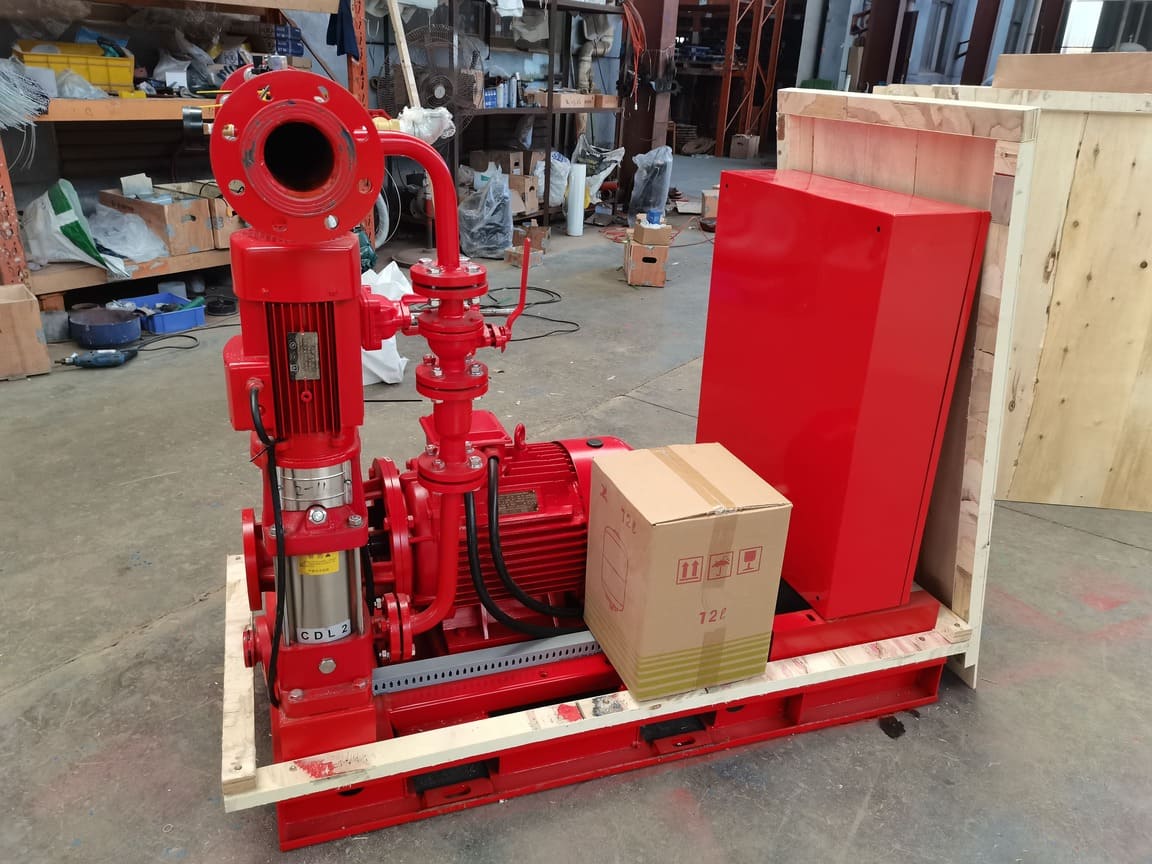 150gpm 150 psi EJ fire pump set ready dispatch