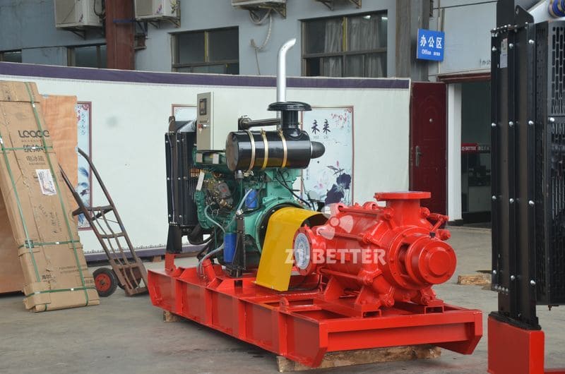 XBC-D 127KW Diesel Engine Multistage Pump