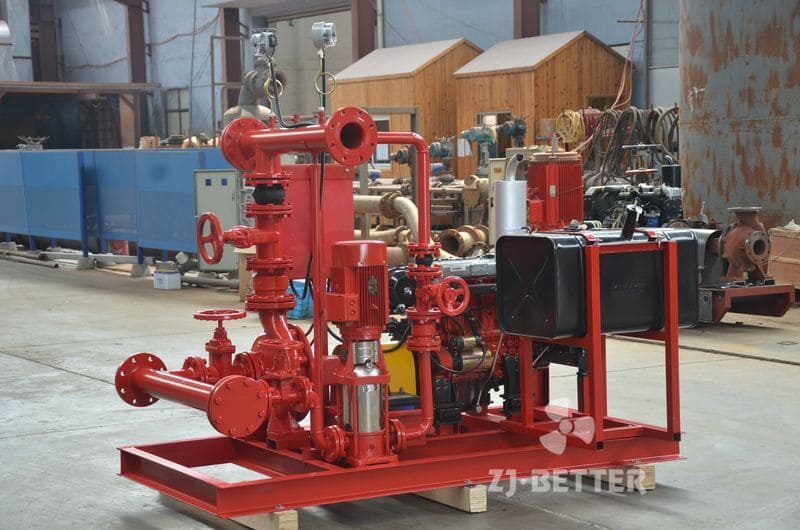 Types of fire pump sets