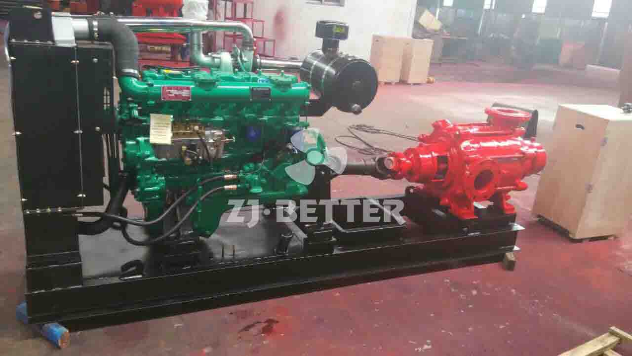 Where can the XBC-D diesel fire pump be used?