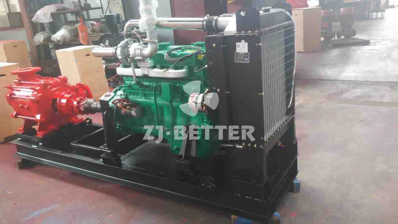 Where can the XBC-D diesel fire pump be used?