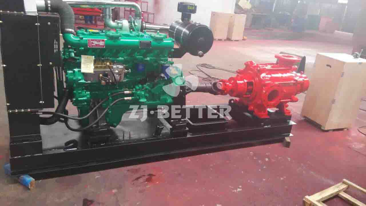 Where can the XBC-D diesel fire pump be used?