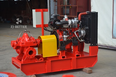 Split case diesel pump set 67kw