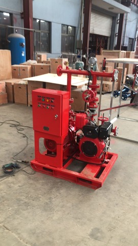 small flow fire pump set ready to dispatch