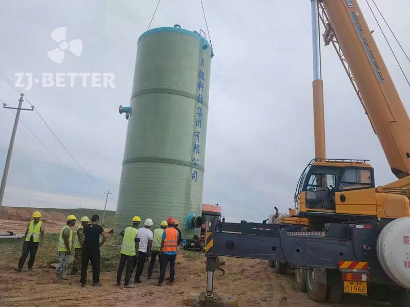 The integrated sewage pumping station