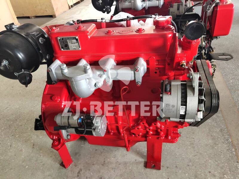 Diesel engine for pumps