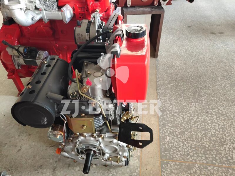 Diesel engine for pumps