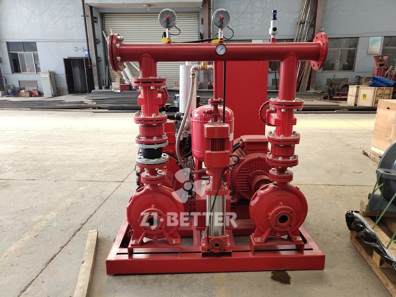 finished EDJ fire pump set