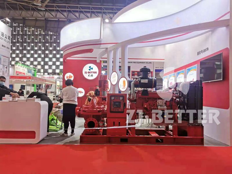 fire fighting exhibition for fire pumps