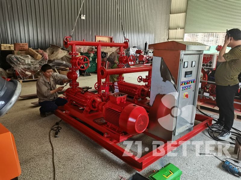 High Pressure Fire pump set for 270m