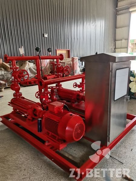 High Pressure Fire pump set for 270m