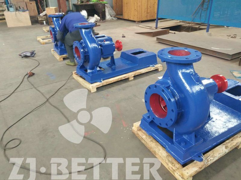 Horizontal single stage single suction centrifugal pump