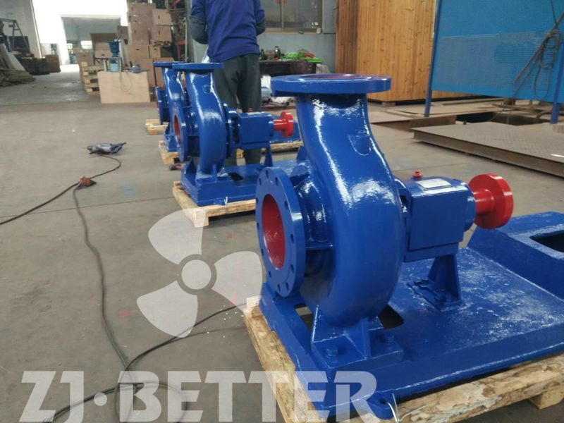 Horizontal single stage single suction centrifugal pump