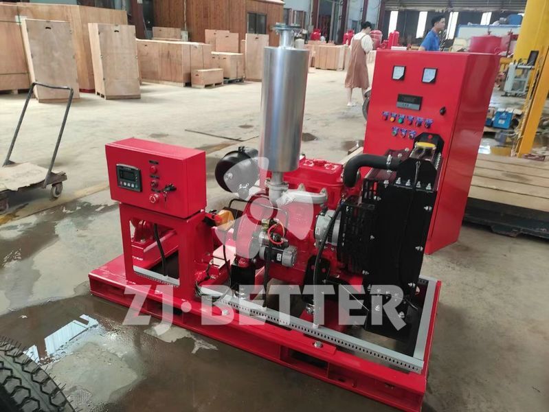 Diesel fire pump