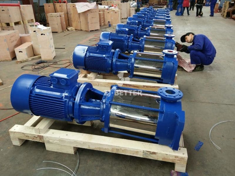 GDL vertical multistage pipeline centrifugal pump