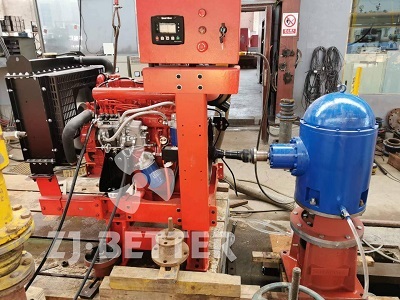 Diesel engine fire pump