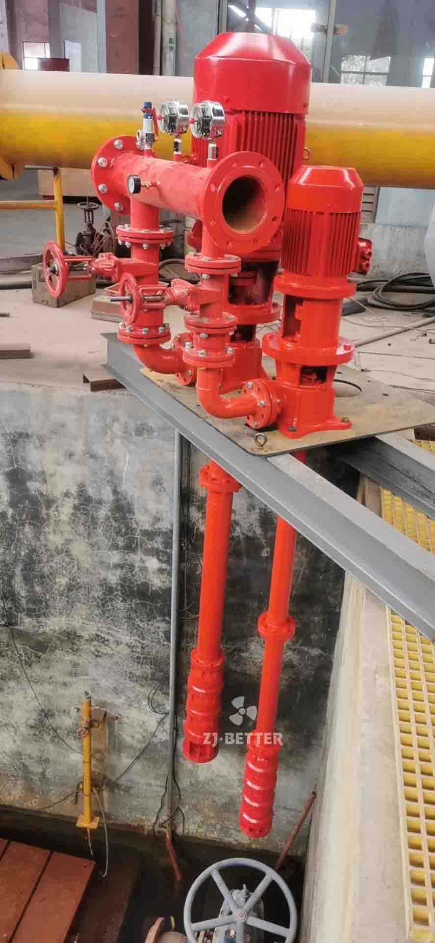 vertical turbine pump test pic in Better Group factory