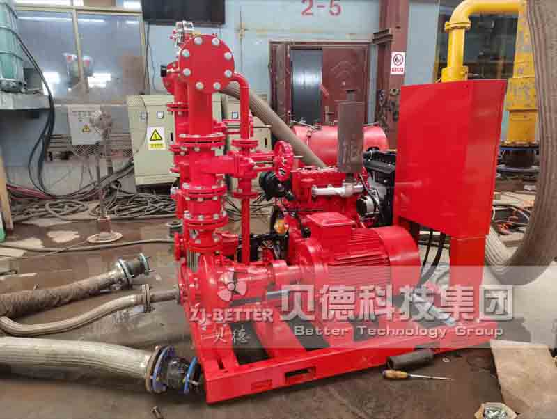 EDJ 500gpm@8bar Fire pump set test