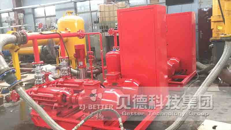 100gpm@17bar EEJ Fire Pump Set Test