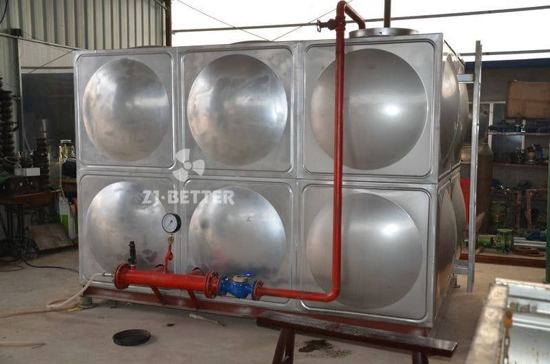 Box-type fire-fighting integrated water supply equipment