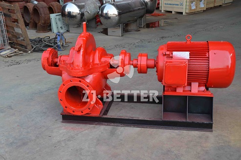 XBD-S single-stage double-suction split volute fire pump set