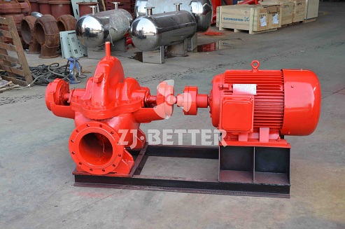 XBD-S single-stage double-suction split volute fire pump set