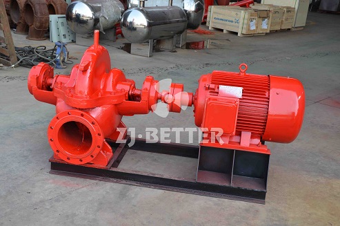 XBD-S single-stage double-suction split volute fire pump set