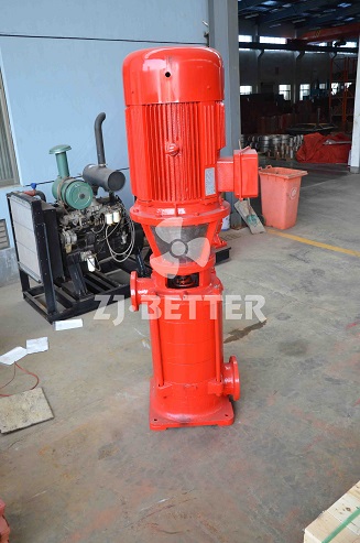 Product features XBD-LG vertical multi-stage fire pump set