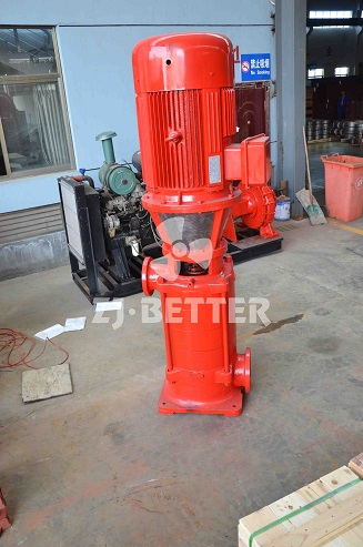 Product use of XBD series fire pump set