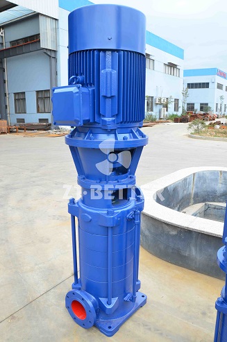 What are the characteristics of vertical multistage centrifugal pumps?