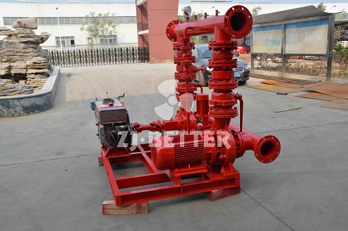 Small electric diesel jockey fire pump system for sale