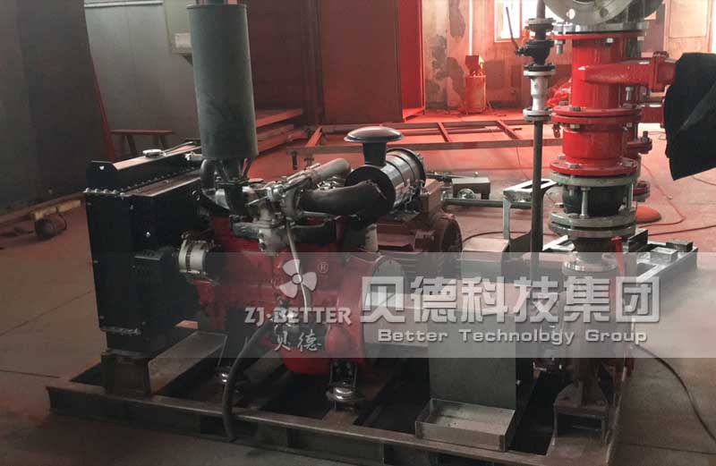 EDJ fire pump set producting