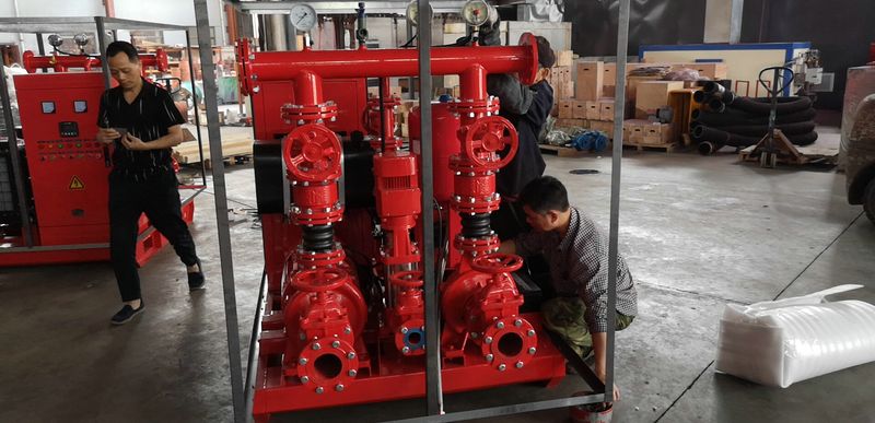 500gpm, 5bar fire fighting pump export to Greece