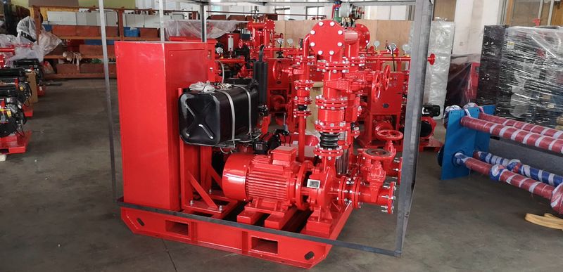 500gpm, 5bar fire fighting pump export to Greece