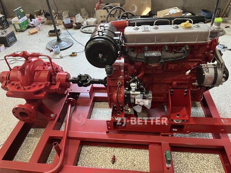 Assembling a Diesel Fire Pump