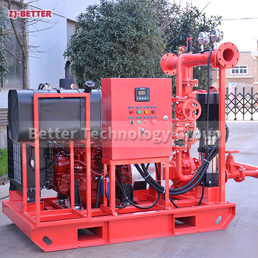 DJ (diesel engine + jockey pump) Fire Pump Set